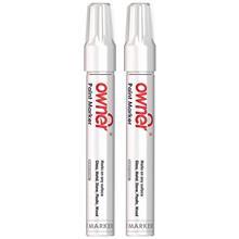 ماژیک پرمننت Owner پینت (بسته دوتایی) سفید Owner Paint White (Pack of 2) Permanent Marker