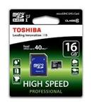 کارت حافظه (مموری microSD توشیبا 16 گیگابایت کلاس 10 Toshiba Class 16GB 