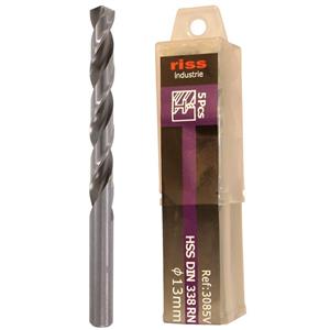 مته فلز ریس مدل 3085V001300 سایز 13 میلی متر بسته 5 عددی Riss 3085V001300 Drill Bit Size 13mm Pack Of  5