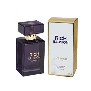ادکلن زنانه جوهان بی ریچ ایلیوژن Rich-Illusion حجم 85 میلی لیتر Johan B Rich-Illusion Eau De Parfum For Women 85ml