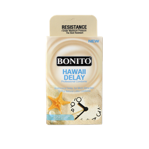کاندوم ساده بونیتو مدل هاوایی 12 عددی BONITO Hawaii Professional Condoms 12pcs 