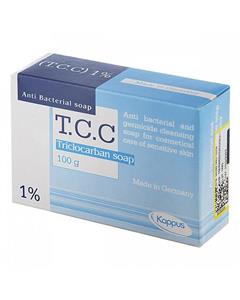 صابون تری کلوکربان Tcc کاپوس مناسب پوست‎های آکنه‎ای و عفونی 100گرم KAPPUS Triclocarban Soap 100g