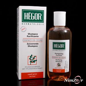 شامپو پاک‌کننده سدر هگور مناسب موهای چرب و معمولی 300 میلی‌لیتر HEGOR Cedar Essence Shampoo (Purifying) 300ml