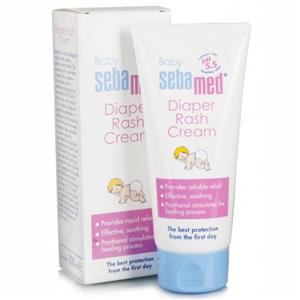 کرم ادرار سوختگی پای کودک سبامد مناسب پوست حساس 100 میلی‌لیتر Sebamed Diaper Rash Cream 100ml