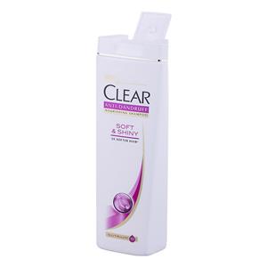 شامپو ضد شوره بانوان کلیر مدلSoft and Shiny Clear Anti Dandruff Shampoo For Women 