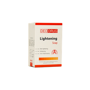 صابون لایتنینگ ضد لک و روشن‌کننده دئودراگ مناسب انواع پوست 90گرم Deo Drug Lightening Soap 90g