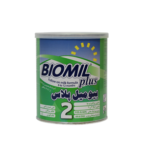 شیر خشک بیومیل پلاس 2 از 6 تا 12 ماه 400 گرم Biomil plus 2 Milk Powder 400g