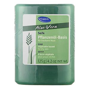 صابون آلوئه‌ورا کاپوس مناسب پوست‌های خشک و آسیب‌دیده حجم 125 گرم Kappus Aloe Vera Soap 125g
