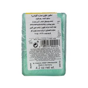 صابون الوئه‌ورا کاپوس مناسب پوست‌های خشک اسیب‌دیده حجم 125 گرم Kappus Aloe Vera Soap 125g 