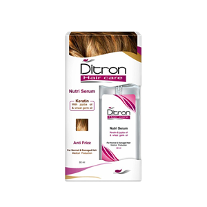 سرم مو نوتری  مناسب موهای آسیب‎ دیده، خشک و خیلی خشک 80 میلی‎لیتر دیترون Ditron Nutri Hair Serum 80ml