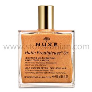 روغن مغذی نوکس مدل پردی ژیوز طلایی حجم 50 میلی لیتر Nuxe Prodigieuse Golden Oil 50ml 