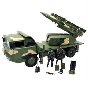 اکشن فیگور ام اند سی مدل Anti Aircraft Missile Vehicle M and C Anti Aircraft Missile Vehicle Action Figure