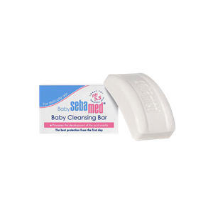 پن پاک ‎کننده کودک سبامد مناسب پوست حساس 100گرم Sebamed Baby Cleansing Bar 100g