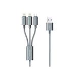 rock space RCB0436 3 in 1 charging cable w version A 120 cm