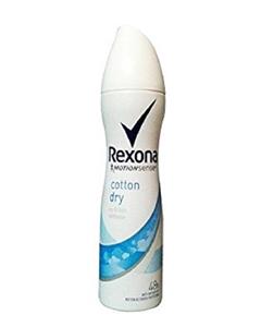 اسپری ضد تعریق زنانه رکسونا مدل کاتن درای cotton dry حجم 200 میل Rexona Cotton Dry Spray For Women