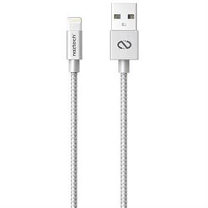 کابل تبدیل USB به لایتنینگ نزتک مدل Braided طول 1.2 متر Naztech Braided USB to Lightning Cable 1.2m