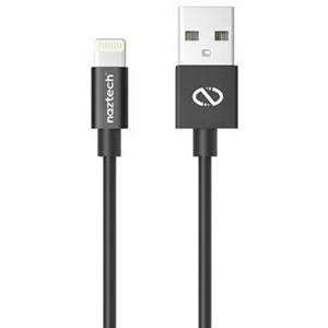 کابل تبدیل USB به لایتنینگ نزتک مدل TPE طول 1.2 متر Naztech TPE USB to Lightning Cable 1.2m