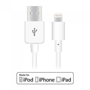 کابل تبدیل USB به لایتنینگ نزتک مدل TPE طول 1.2 متر Naztech TPE USB to Lightning Cable 1.2m