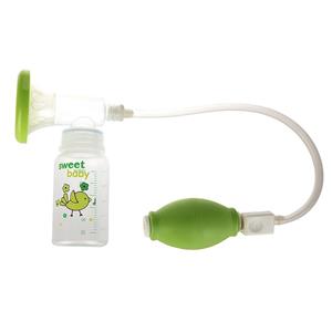 ست شیر دوش و شیشه شیر سوییت بیبی مدل 045-سبز Sweet Baby Breast Pump Set Model 045