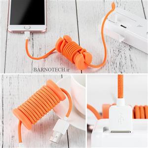 کابل تبدیل USB به لایتنینگ هوکو مدل U12 Silica Gel طول 1.1 متر