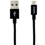 Energizer Metallic 2.4A USB To microUSB Cable 1.2m
