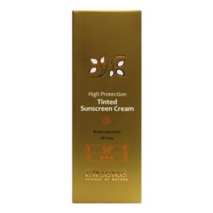 کرم ضد آفتاب SPF 50 رنگی سینره شماره 1 Cinere Sunscreen Tinted Cream SPF50 No.1