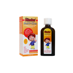 شربت مولتی + زینک فیشر کیندر 150 میلی لیتر Fisher Kinder Multi + Zinc Syrup 150ml