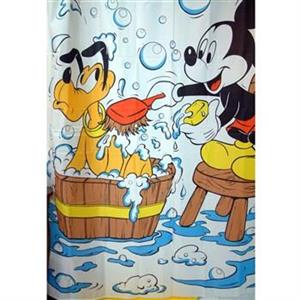 پرده حمام فرش مریم مدل Mickey - سایز 180 × 180 سانتی متر Farsh Maryam Mickey Shower Curtain - Size 180 X 180 cm
