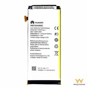 باتری موبایل هوآوی مدل HB3742A0EBC با ظرفیت 2050mAh مناسب برای گوشی موبایل هوآوی P6 Huawei HB3742A0EBC 2050mAh Battery For Huawei P6