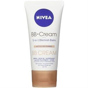 کرم ضد آفتاب و مرطوب کننده نیوآ سری BB مدل 5in1 Blemish Balm SPF10 حجم 50 میلی لیتر