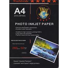 کاغذ عکس گلاسه ورلد واید مدل G260.50 Worldwide G260-50 Glossy Photo Paper