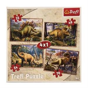 پازل 207 تکه تریفل مدل Animals 4In1 Trefl Animals 4In1 207Pcs Toys Puzle