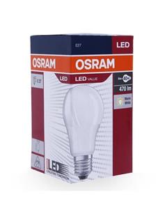 لامپ ال ای دی 6 وات اسرام مدل Value Classic A40 پایه E27 بسته 5 عددی Osram 6W LED Lamp Pack Of 