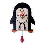 ساعت دیواری کودک جیک جیک مدل پنگوئن