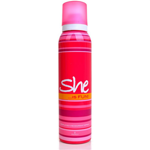 اسپری زنانه She Is Fun  میلی‎لیتر 150 She Spray Is Fun Model 150ml