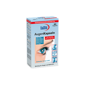 کپسول چشم اوژن (لوتئین 10میلی‎گرم) یوروویتال 60 عددی EuRho Vital Augen Eye Capsule 10mg 60Cap