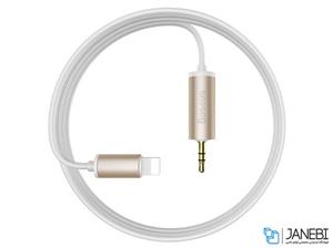 کابل انتقال صدا لایتنینگ به 3.5 میلی متری باسئوس مدل B37 به طول 1.2 متر Baseus B37 Lightning To 3.5mm Audio Cable 1.2m