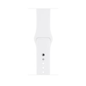 ساعت مچی هوشمند اپل واچ سری2 مدل 38mm Silver Aluminum Case with Sport Band Apple Watch 38mm Series 2 Silver Aluminum Case with White Sport Band