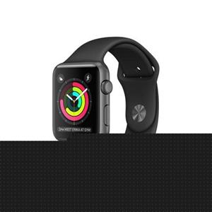 Apple Watch 42mm Series 1  Space Gray Aluminium Case with Black Sport Band 