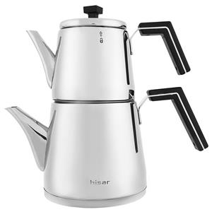 ست کتری و قوری هیسار مدل Milano Sade Hisar Milano Sade Kettle And Teapot Set