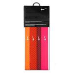 NIKE PRINTED HEADBANDS ASSORTED 4PK PEAC