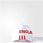 adidas England 3-Stripes Cap White 