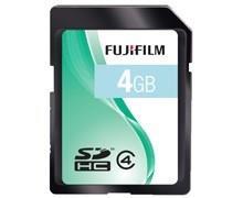 کارت حافظه اس دی فوجی فیلم 4 گیگابایت کلاس FujiFilm SDHC Card 4GB Class 