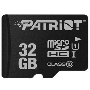 کارت حافظه microSDHC پتریوت مدل LX استاندارد UHS-I U1 کلاس 10 همراه با آداپتور SD ظرفیت 16 گیگابایت Patriot LX UHS-I U1 Class 10 microSDHC With SD Adapter - 16GB