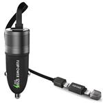 Fujipower Mini Car Charger For microUSB And Lightning Devices