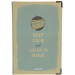 دفتر یادداشت ونوشه طرح Keep Calm and Listen to Music