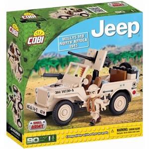 ساختنی کوبی مدل Jeep Willys MB North Africa 1943 Cobi Jeep Willys MB North Africa 1943 Building