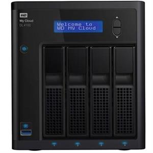 ذخیره ساز تحت شبکه وسترن دیجیتال مدل DL4100 دارای 4 سینی ظرفیت 24 ترابایت Western Digital DL4100 NAS - 4Bay - 24TB