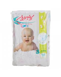 پوشک پنبه ریز مدل Comfort سایز 3 بسته 12 عددی Panberes Comfort Size 3 Diaper Pack of 12