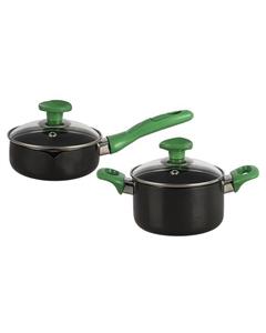 سرویس پخت و پز  4 پارچه کارال مدل کودک هاردآنادایزد Karal Baby Hardanodized Cookware Set 4 Pieces